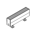 Konvektorius Isan L19 190x300x900mm