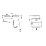 Kamino adapteris DN60/100 - 2x80mm