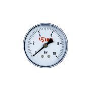 Horizontāls manometrs IBO 0–10 bar, dm 60