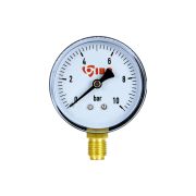 Vertikālais manometrs IBO 0–10 bar, dm 60