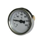 Horizontālais termometrs 0-120 °C dm 40 l 30 mm