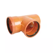 PVC tee Wavin, 250x110x90° 